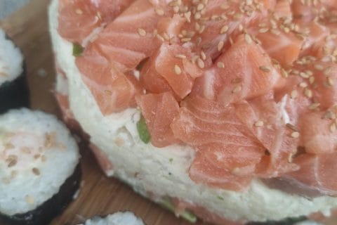 Cliquez pour zoomer ! Sushi cake Thermomix par Yalta