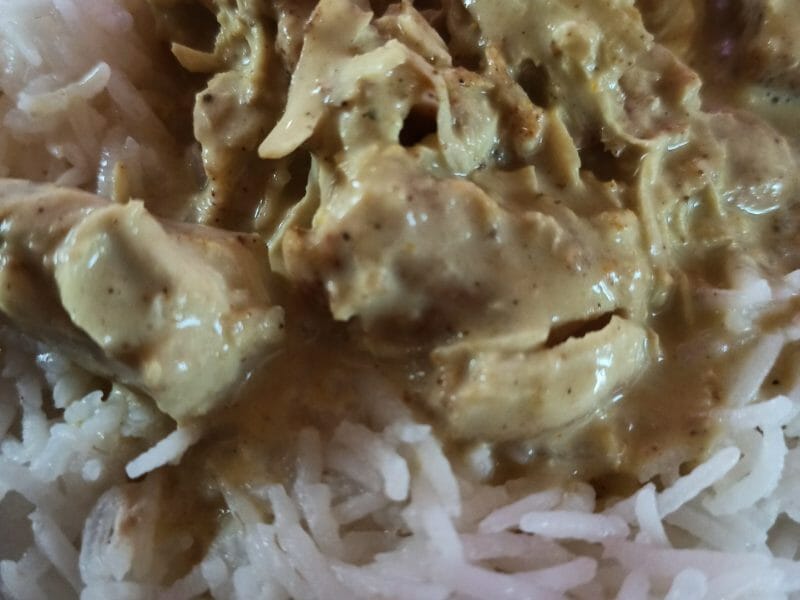 Cliquez pour zoomer ! Blancs de poulet sauce moutarde et curry Thermomix par laurylau97219