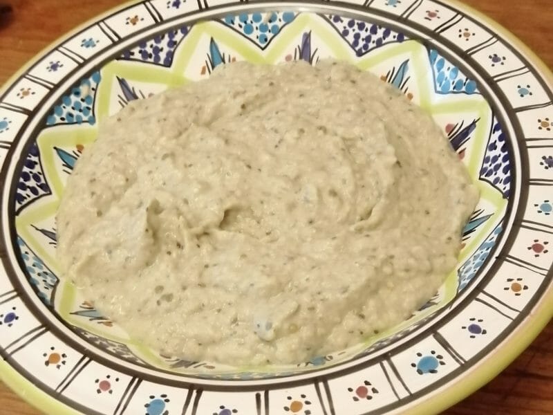 Moutabal Caviar d'aubergine libanais au Thermomix Cookomix