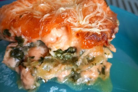 Cliquez pour zoomer ! Lasagnes au saumon et aux épinards Thermomix par sarah_643