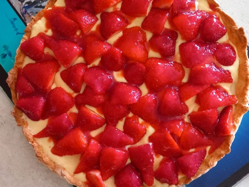 Cliquez pour zoomer ! Tarte aux fraises Thermomix par sarah_643