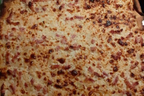 Cliquez pour zoomer ! Flammekueche traditionnelle Thermomix par blandine39100