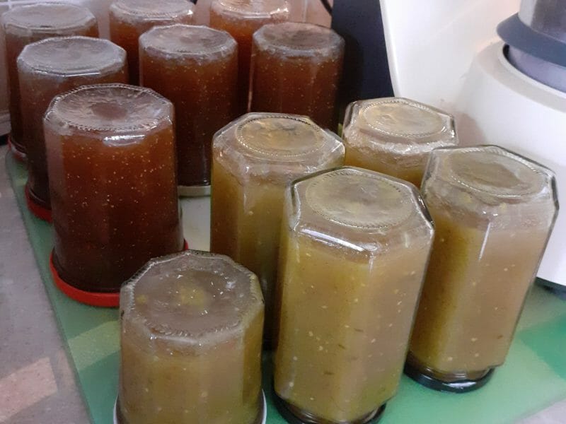Confiture de tomates vertes au Thermomix - Cookomix