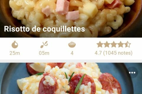 Cliquez pour zoomer ! Risotto de coquillettes Thermomix par blandine39100
