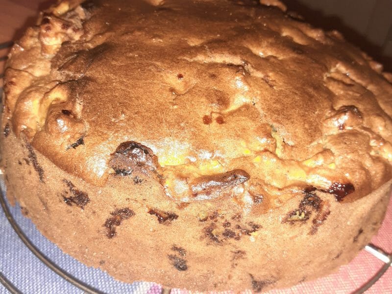 Cliquez pour zoomer ! Gâteau aux pommes, noix et raisins secs Thermomix par blandine39100