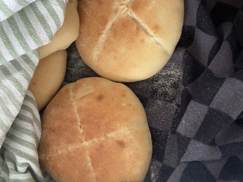 Cliquez pour zoomer ! Pains à la semoule au four Thermomix par sooshii