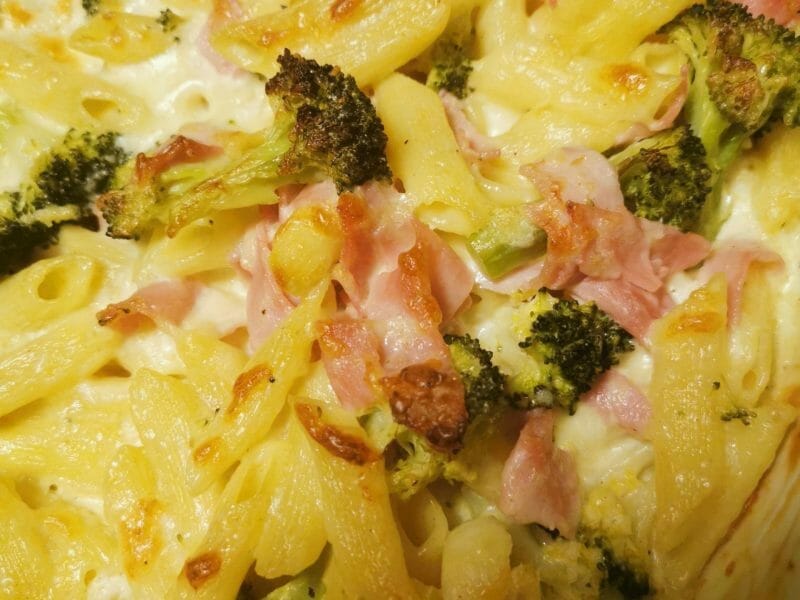 Cliquez pour zoomer ! Gratin de pâtes au brocoli Thermomix par rk