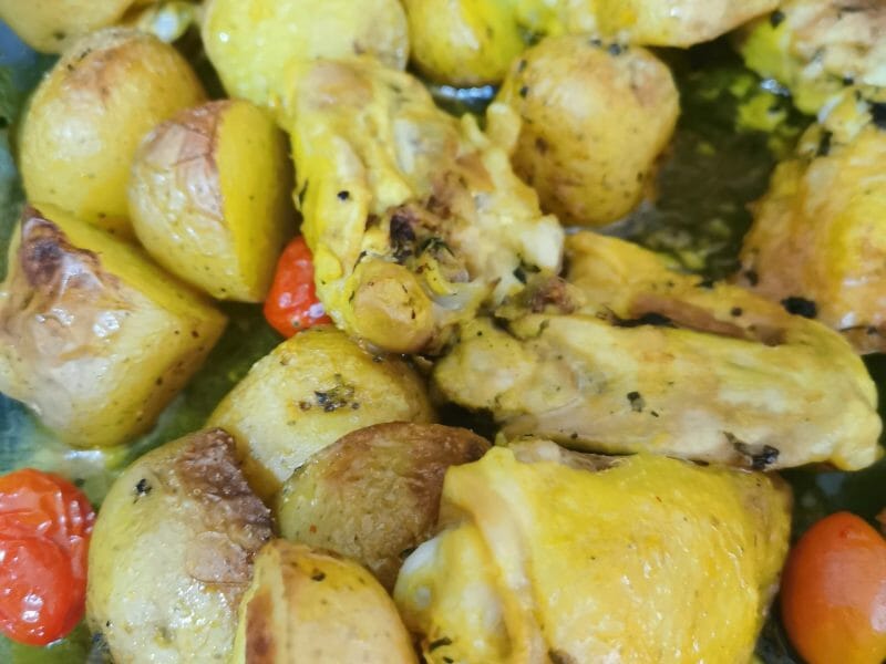 Cliquez pour zoomer ! Poulet rôti à la Marocaine Thermomix par rk