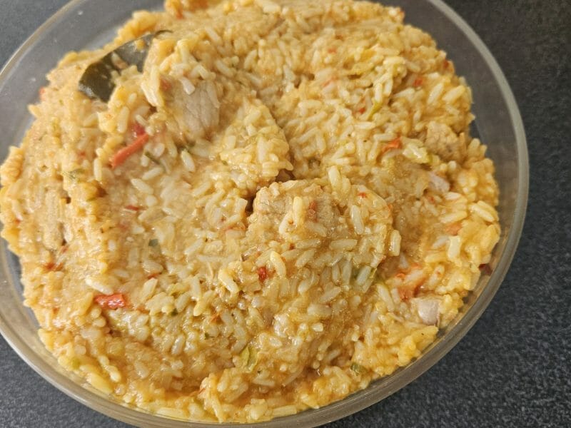 Cliquez pour zoomer ! Côtes de porc au riz jaune Thermomix par Nikous