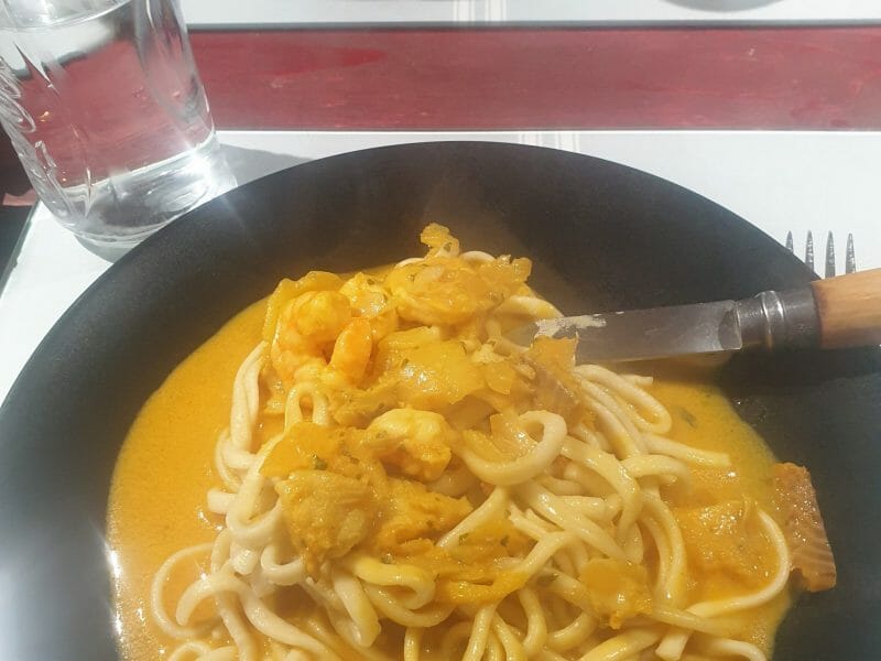 Cliquez pour zoomer ! Curry de crevettes au lait de coco Thermomix par chrys57640