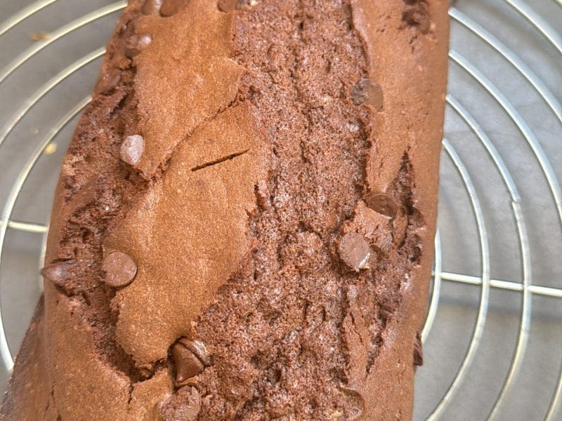 Cliquez pour zoomer ! Cake au chocolat et cranberries Thermomix par Mins