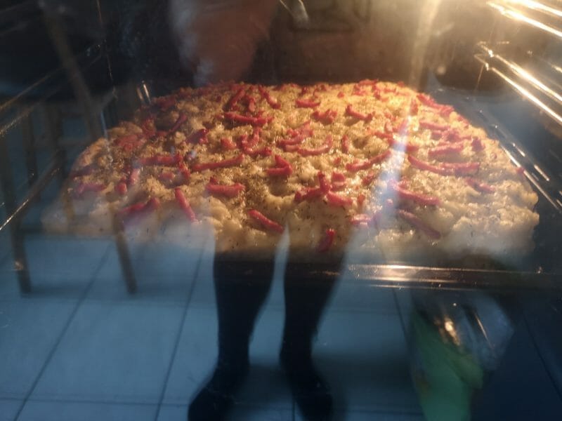 Cliquez pour zoomer ! Focaccia aux oignons Thermomix par fanny_419