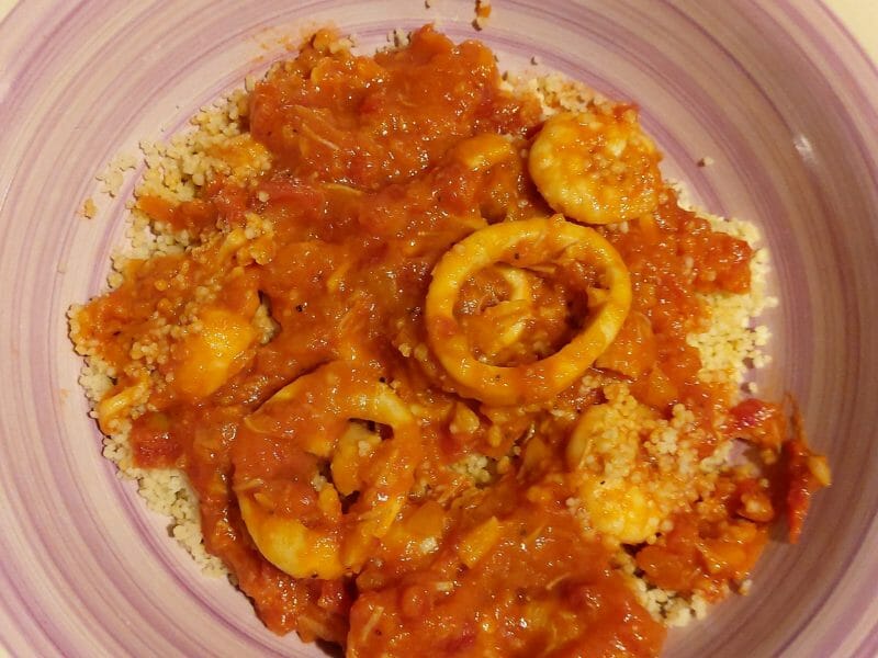 Cliquez pour zoomer ! Encornets à la provençale Thermomix par celinetm31