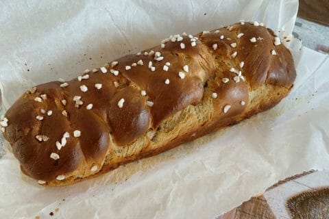 Cliquez pour zoomer ! Brioche tressée à la mie filante Thermomix par celinetm31