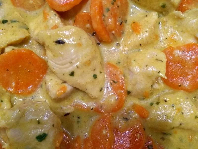 Cliquez pour zoomer ! Bouchées de poulet aux carottes Thermomix par mininath