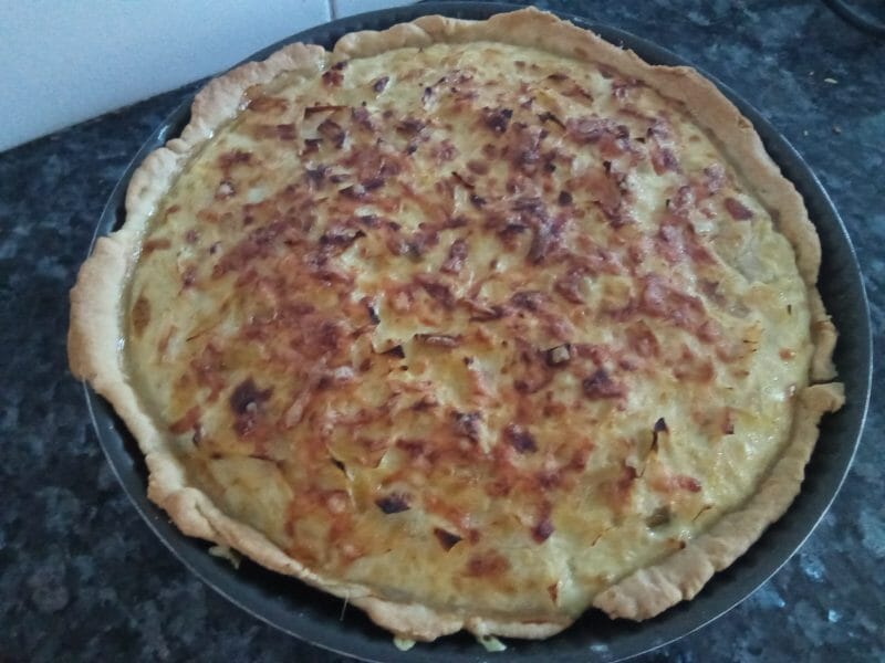 Cliquez pour zoomer ! Tarte aux poireaux Thermomix par celine1809
