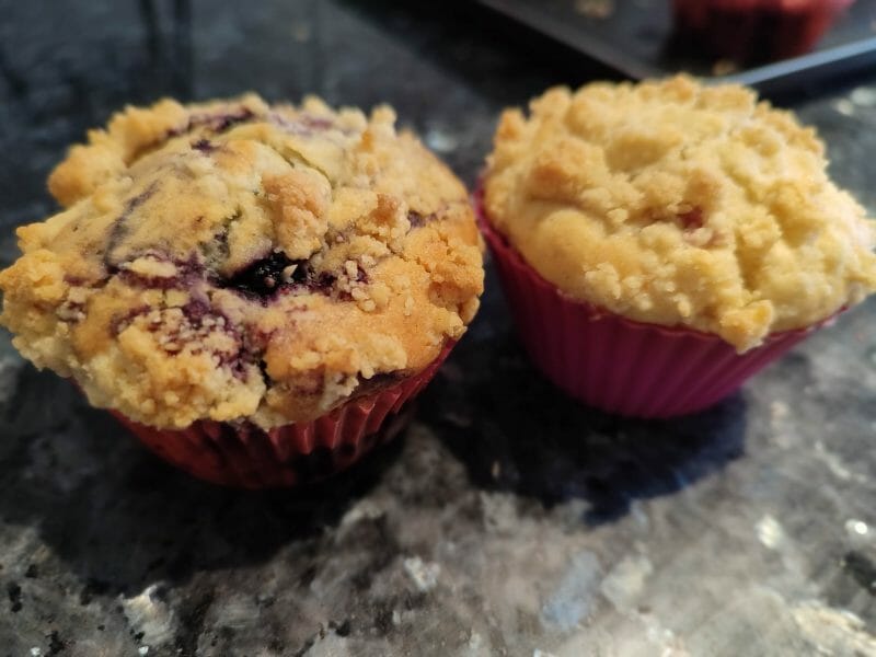 Cliquez pour zoomer ! Muffins aux myrtilles Thermomix par celine1809