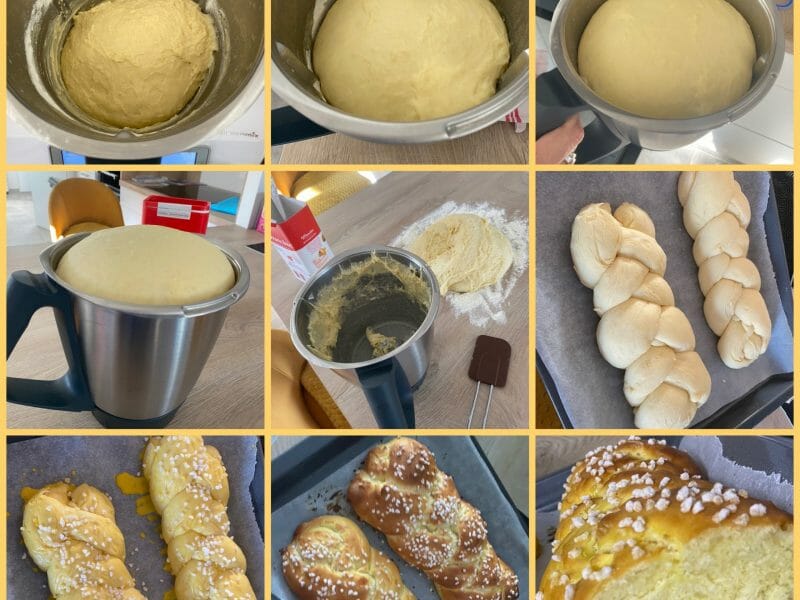 Cliquez pour zoomer ! Brioche tressée à la mie filante Thermomix par Aurélie