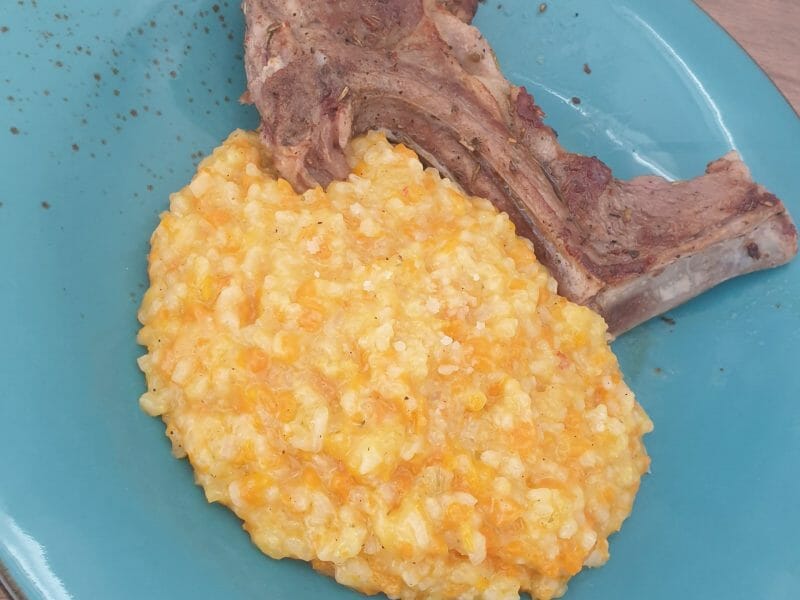 Cliquez pour zoomer ! Risotto aux carottes et parmesan Thermomix par bakso83