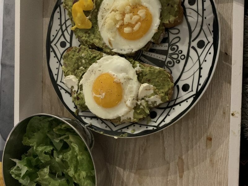 Cliquez pour zoomer ! Tartine avocat et oeuf mollet Thermomix par cindyl59