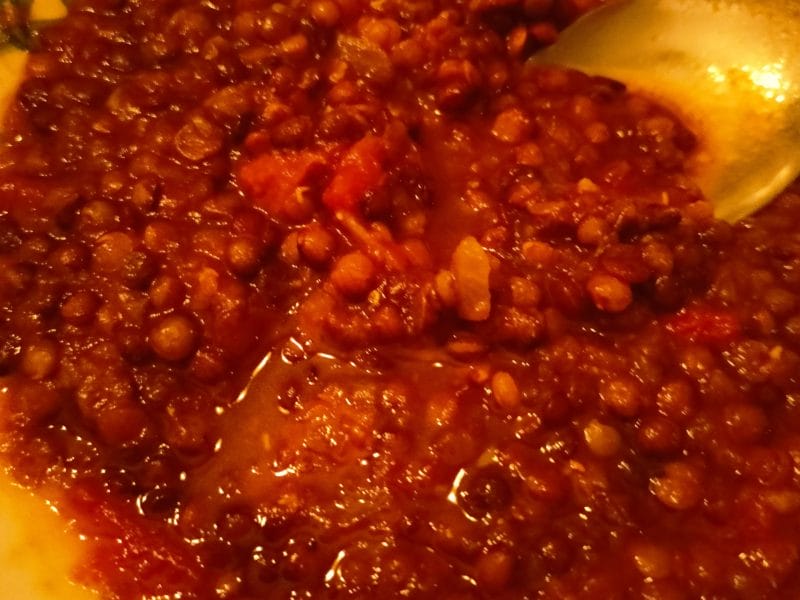 Cliquez pour zoomer ! Soupe de lentilles, pois cassés et poitrine fumée Thermomix par golgo