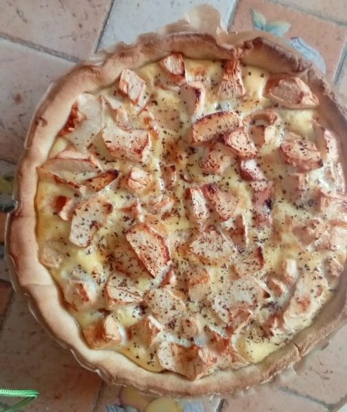 Cliquez pour zoomer ! Tarte normande aux pommes Thermomix par Lizzzz