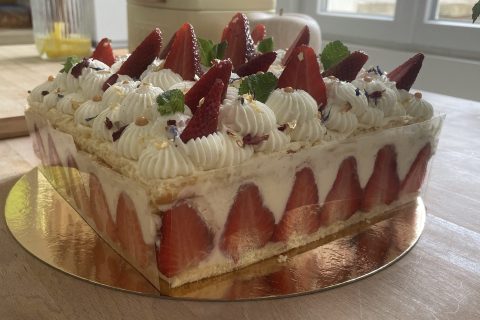 Cliquez pour zoomer ! Fraisier Thermomix par stpiq
