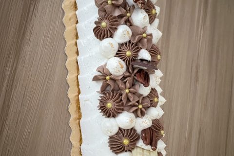 Cliquez pour zoomer ! Bûche vanille praliné Thermomix par stpiq