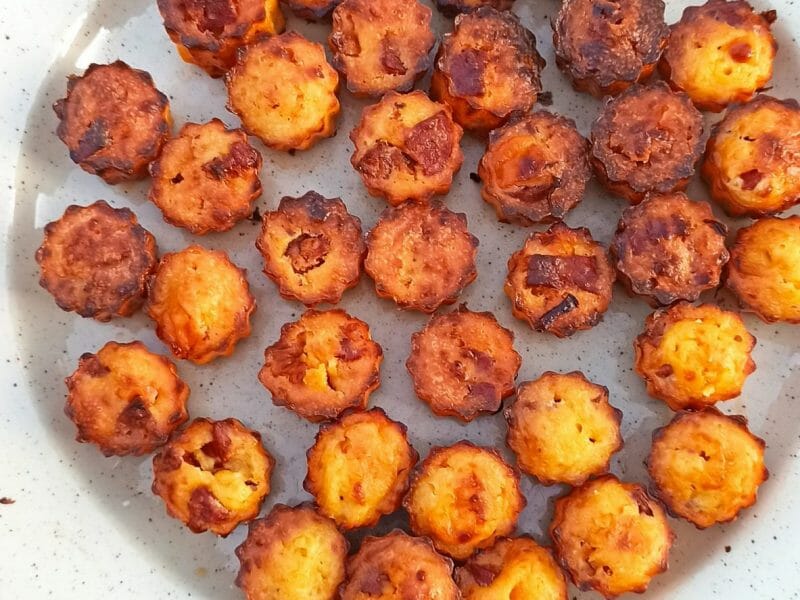 Cliquez pour zoomer ! Mini cannelés chorizo comté Thermomix par choupette45
