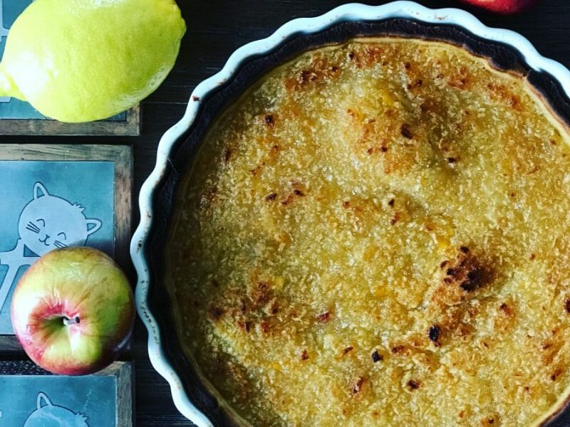 Cliquez pour zoomer ! Tarte pommes râpées citron Thermomix par nephir