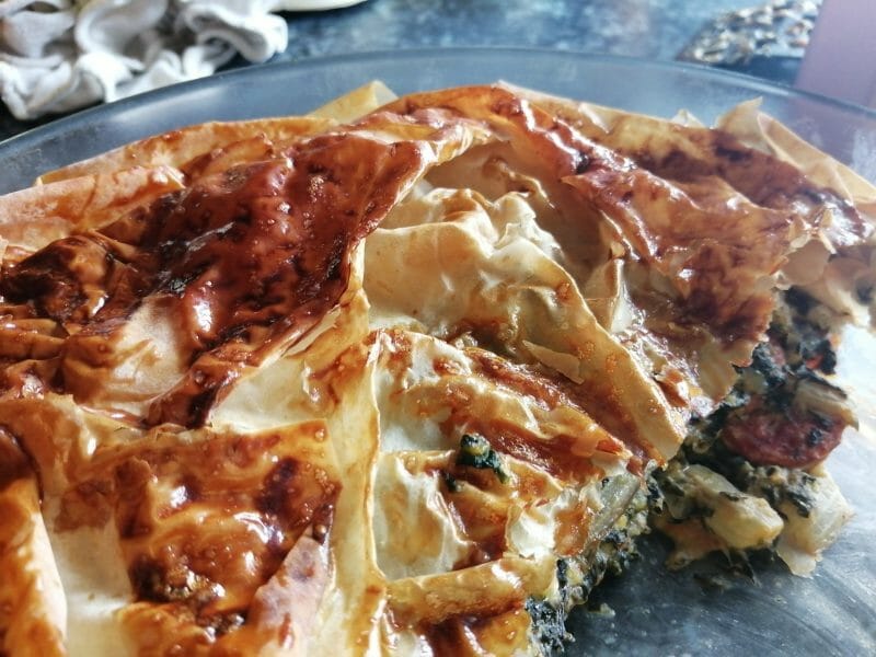 Cliquez pour zoomer ! Tourte aux blettes et aux herbes Thermomix par mel783