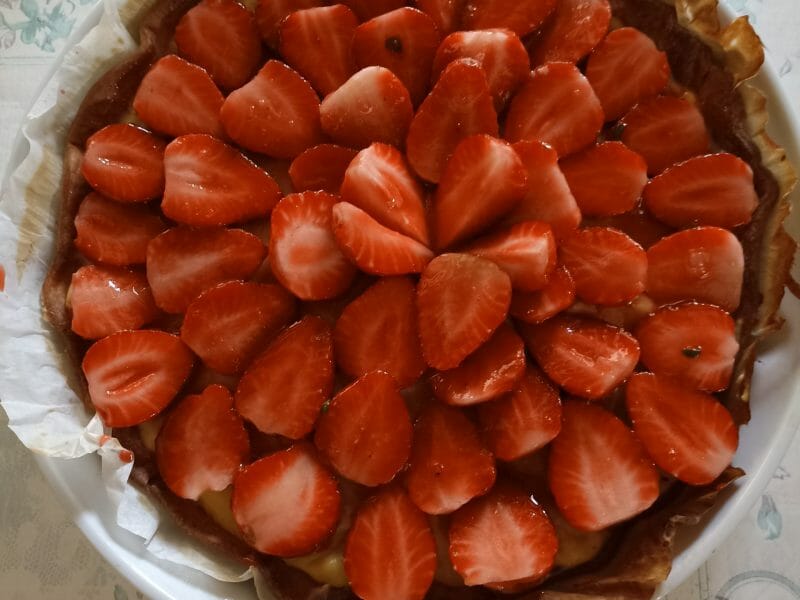 Cliquez pour zoomer ! Tarte aux fraises Thermomix par mel783