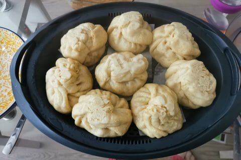 Cliquez pour zoomer ! Wang mandu – petits pains farcis à la vapeur Thermomix par Meraye