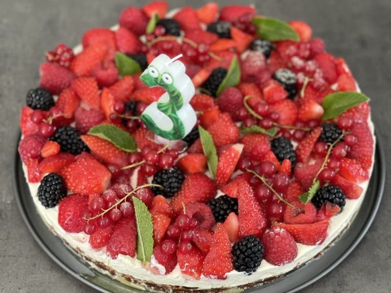 Cliquez pour zoomer ! Tarte aux fraises sans cuisson Thermomix par jennifercoyard