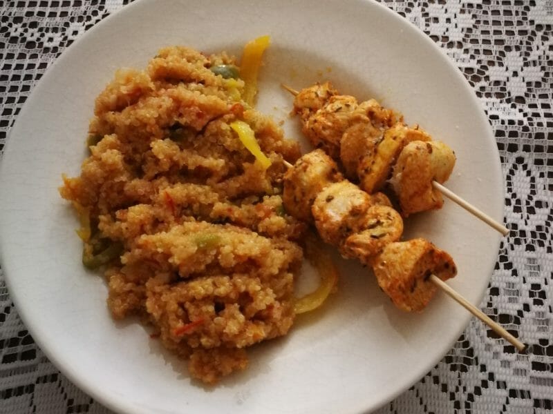 Cliquez pour zoomer ! Quinoa sauce basquaise Thermomix par souad_28