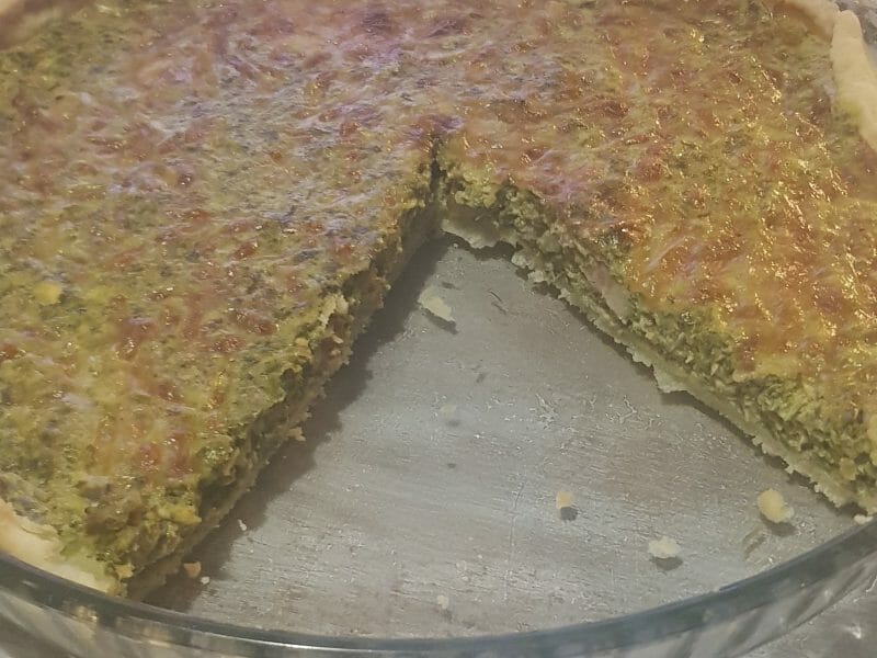 Cliquez pour zoomer ! Quiche épinards et lardons Thermomix par Sissou