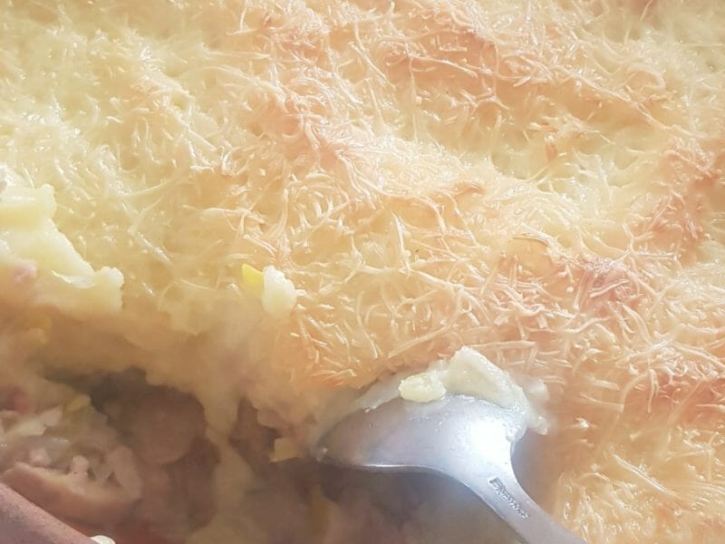 Cliquez pour zoomer ! Parmentier de poireaux Thermomix par Sissou