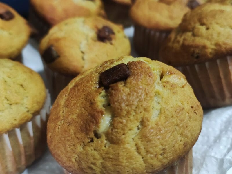 Cliquez pour zoomer ! Cake banane et pépites de chocolat Thermomix par faridda