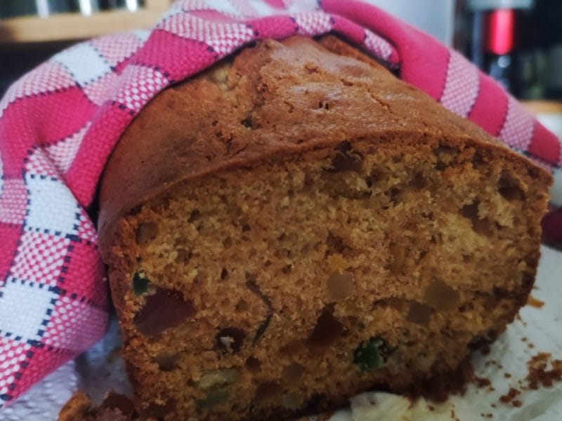 Cliquez pour zoomer ! Cake aux fruits confits Thermomix par faridda