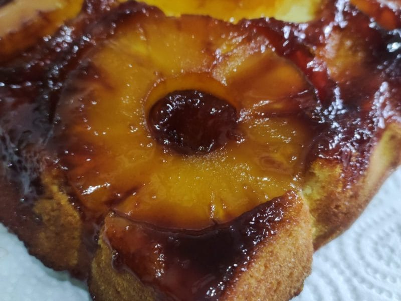 Cliquez pour zoomer ! Gâteau renversé à l’ananas Thermomix par faridda