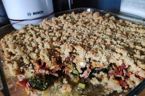 Cliquez pour zoomer ! Crumble aux légumes provençaux Thermomix par faridda