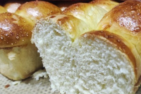 Cliquez pour zoomer ! Brioche sans beurre, sans oeufs Thermomix par faridda
