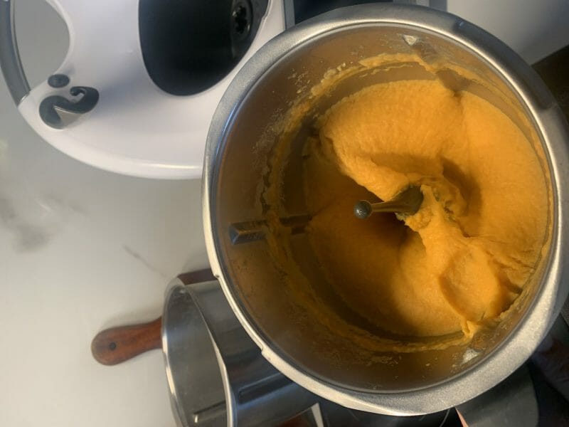 Cliquez pour zoomer ! Purée de pommes de terre et patates douces Thermomix par lilya91