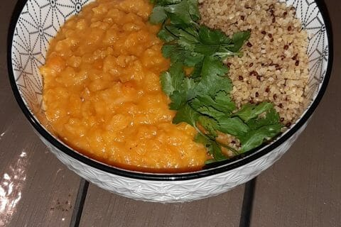 Cliquez pour zoomer ! Dhal de patate douce et de lentilles corail Thermomix par Apsara