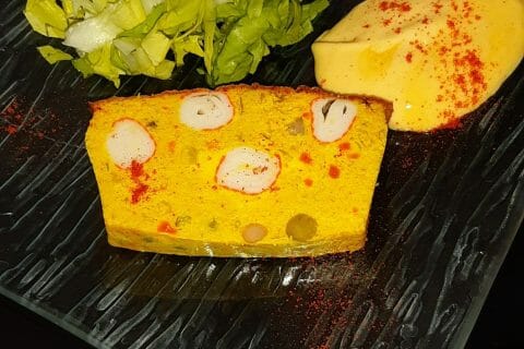 Cliquez pour zoomer ! Terrine de macédoine et surimi Thermomix par Apsara