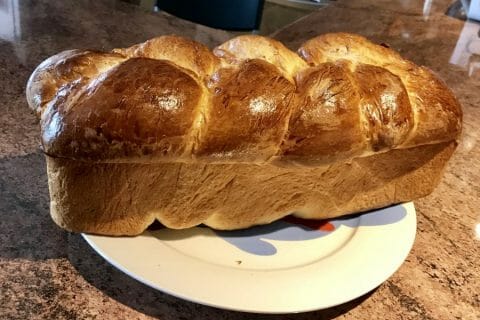 Cliquez pour zoomer ! Brioche tressée à la mie filante Thermomix par Jeromix