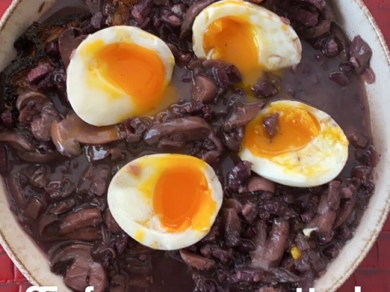 Cliquez pour zoomer ! Oeufs en meurette Thermomix par soleildore