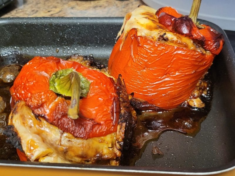 Cliquez pour zoomer ! Rocoto Relleno – Poivrons farcis à la Péruvienne Thermomix par izalareine