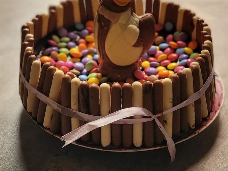 Cliquez pour zoomer ! Gâteau lapin de Pâques Thermomix par cc92250