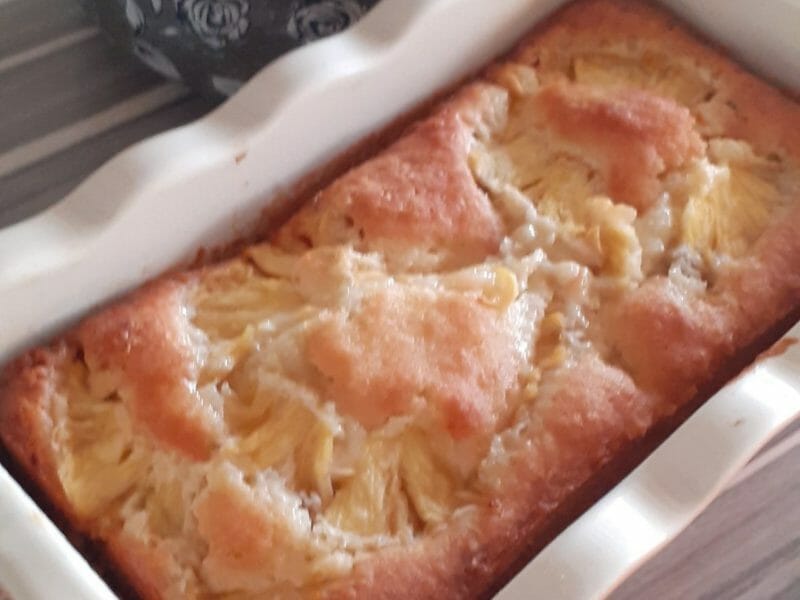 Cliquez pour zoomer ! Cake à l’ananas et au rhum Thermomix par arizette